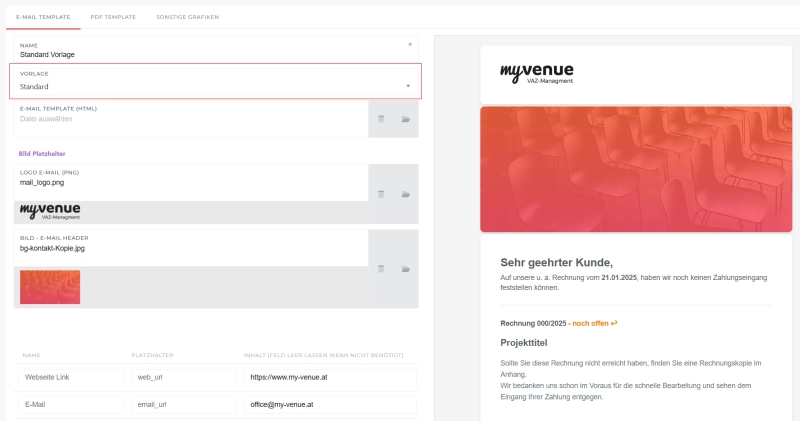 Neue E-Mail-Vorlagen - v3.4.7